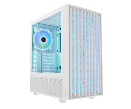 Obudowa MODECOM Breeze ARGB FLOW Midi biała AT-BREEZE-MG-ARGB-20-000000-0002